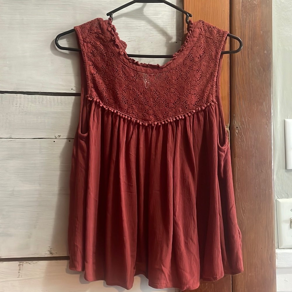 Brown Tank Top from American Eagle. Size Small.